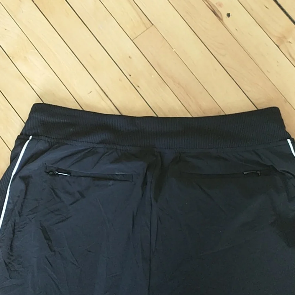 Athleta Brooklyn Luxe Ankle Pant Joggers Side Stripe Black (sz. 6) - Picture 7 of 7